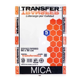 Adhesivo PVC .005 Transfer 50 x 66 cm 5 Puntos