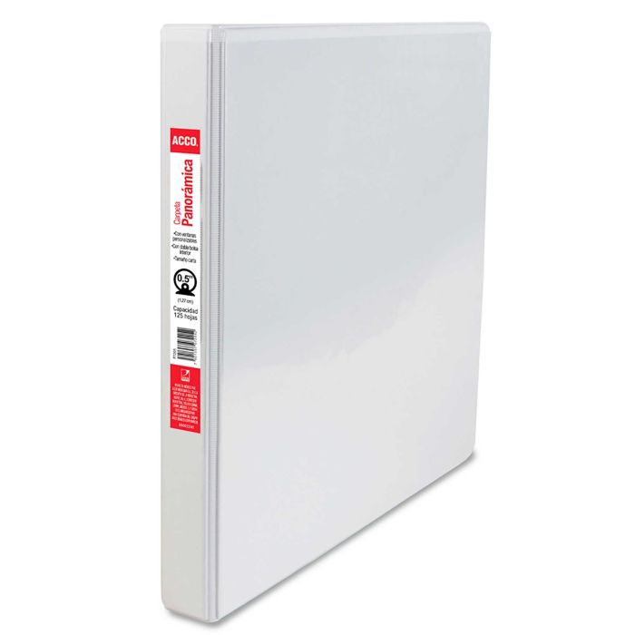 Carpeta Acco Brillante 1/2 Aro O Carta Color Blanco P7205 - Código: P7205 | Compra en Guadalajara