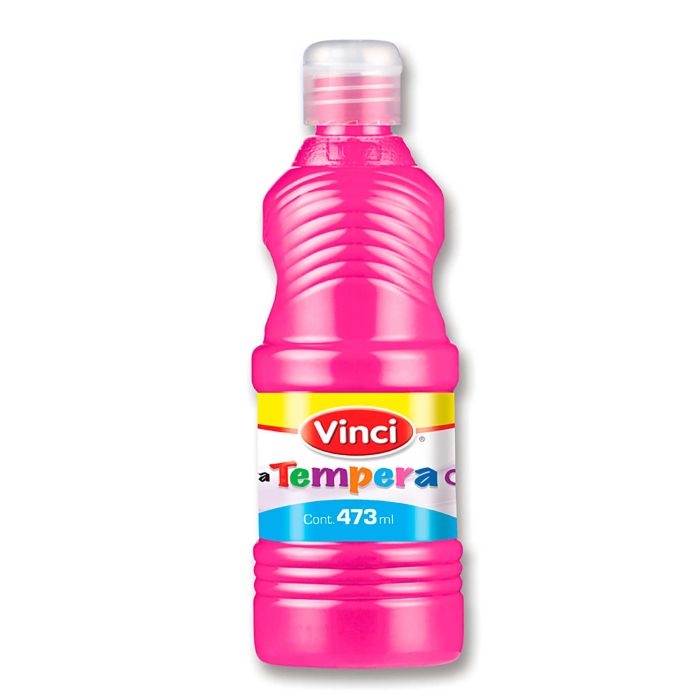 Pintura tempera vinci 473 ml rosa fluorescente 53097 - Código: 53097 | Compra en Guadalajara