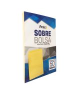 Sobre Bolsa Manila Fortec C/50 16.5 x 25 cm. 90 g. Solapa Engomada