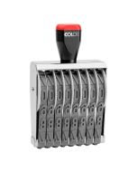 Sello Numerador Metálico COLOP 15008, 15 mm, 8 Dígitos
