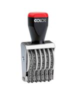 Sello Numerador Metálico COLOP 09006, 9mm, 6 Dígitos