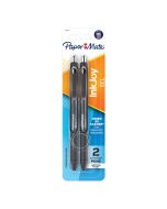 BOLIGRAFO INKJOY 0.7MM PAPER MATE 1951634 GEL NEGRO C/2