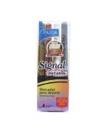 MARCADOR PARA DECORAR AZOR 30174 SIGNAL METALINK EST/4 COLS.SURT.