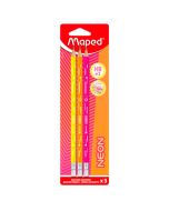 Lápiz de Grafito Maped Neón Bl/3 Triangulares