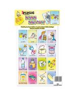 Loteria Baby Shower Patos Pbsh Pliego C/3Pza.