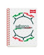 Cuaderno Profesional Espiral Doble O Scribe 5670 Raya 100 h. Selección Mexicana