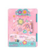 ESTUCHE PORTA DOCUMENTOS HOT FOCUS 280GF FLORES INFANTIL C/COLORES