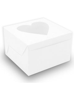 Caja para Quequitos Blanca 11 x 11 x 7 cm C/10 Varios Modelos
