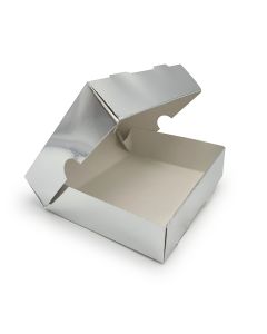 Caja Rebanada de Pastel Metálica 11.5 x 14 x 3.5 cm C/52