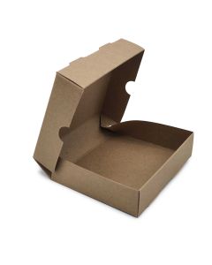 Caja Rebanada de Pastel Kraft 11.5 x 14 x 3.5 cm C/52