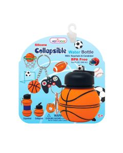 BOTELLA SILICON HOT FOCUS 416BA PLEGABLE 500 ML. C/FORMA BALON Y C/ACC
