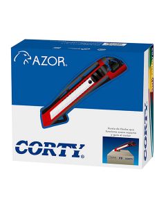 Cuchilla De Plastico Corty 5025 Navaja Grande 18Mm Punta De Flecha