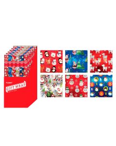 Rollo Papel para Regalo Navidad Flomo WP1031 Metálico .76 x 3 m. Varios Modelos