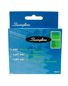 Grapa 12Mm C/1000 Swingline P5700 12 Mm 1/2 Sf-13 90 Hjs Heavy Duty