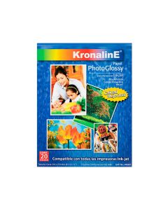 Papel Fot. Brill. K+E Ph347 Carta 260 Gms C/20
