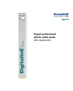 Rollo Papel Fotográfico N2 Satín Mate Kronaline PROSM2, 0.91 x 30 m. 200 g.