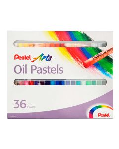 Gises Pastel Pentel PHN-36 para Acuarela con 36 piezas