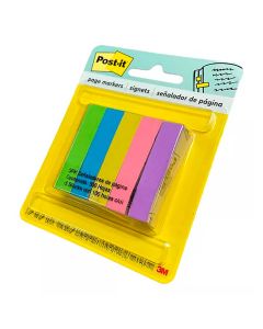 Banderitas Post-It Separador 1.27 x 4.4 cm C/500 h.
