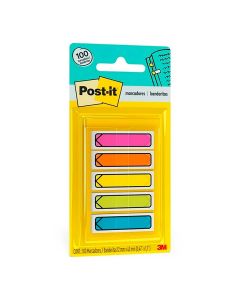 Banderitas Post-It Mini Flecha 1.2 x 4.3 cm C/100 Colores Neón