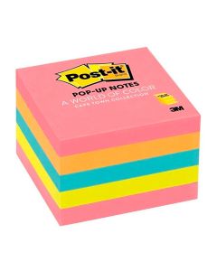 Cubo Post-it Pop-Up Capetown 7.6 x 7.6 cm C/500 h.