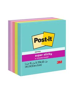 Cubo Post-it Miami 7.6 x 7.6 cm C/450 h.
