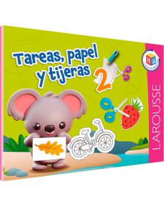 Cuaderno Larousse Tareas, Papel y Tijeras 2