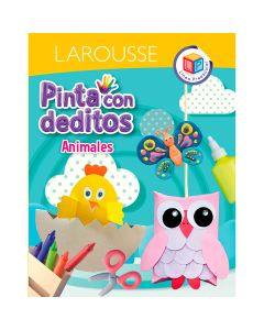 Cuaderno Larousse Pinta con Deditos, Animales