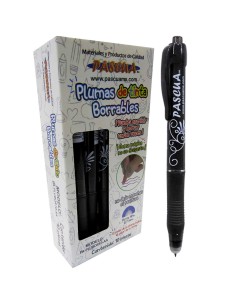 Boligrafo Borrable Pascua Pa-Plubor10-Aa Negro C/10