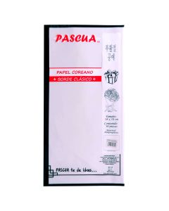 PAPEL COREANO PKBCBA B/CLASICO-BLANCO PAQ.10P.