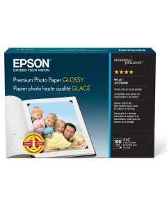 Papel Fotografico Brill. Epson S041727 4 X 6\" 256 Gms C/100